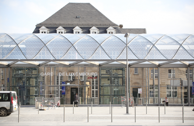 Bezoekershal Station Luxemburg