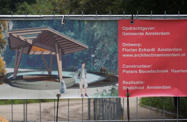 Verbindingsknopen Stadshoutpaviljoen Amstelpark