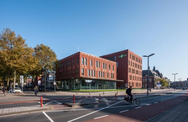 Luifelconstructie voor Saxion Hogeschool