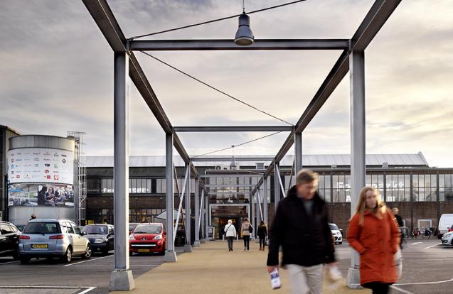 Transformatie oude Storkfabriek Amsterdam: Foodmarkt Jumbo, De Overkant