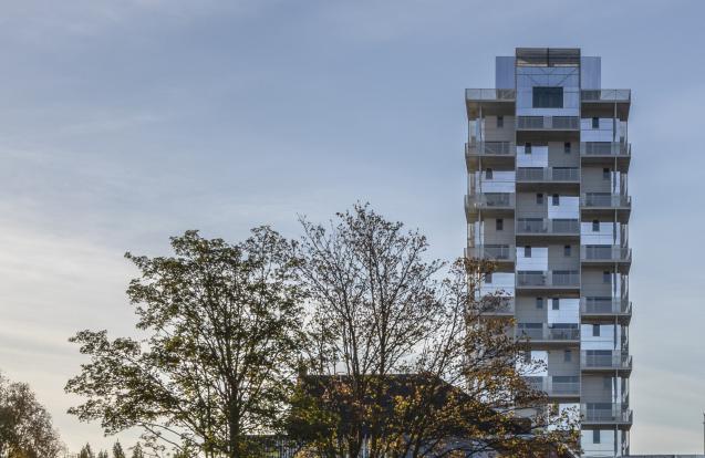 Herbouw van de toren van het Sint-Amandscollege - K-Tower