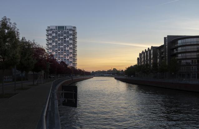 Herbouw van de toren van het Sint-Amandscollege - K-Tower