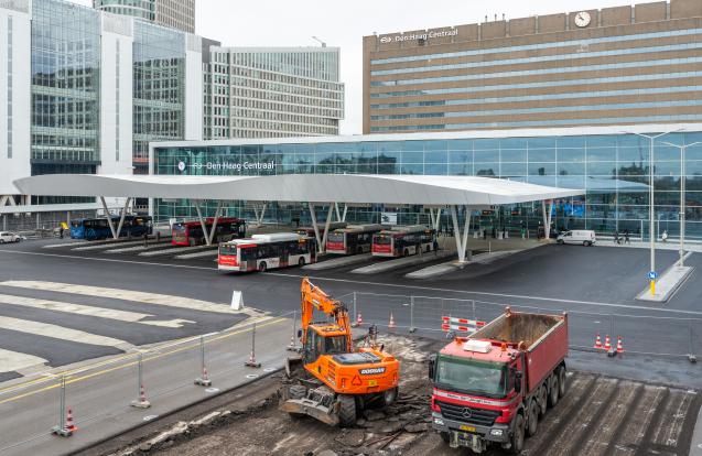 Overkapping busstation Den Haag