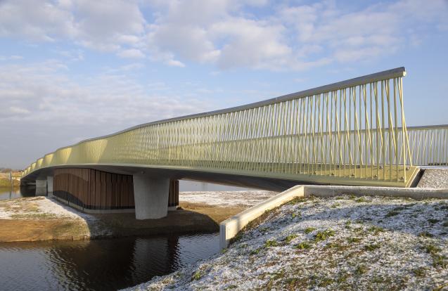 Leuning Fietsbrug De Groote Wielen