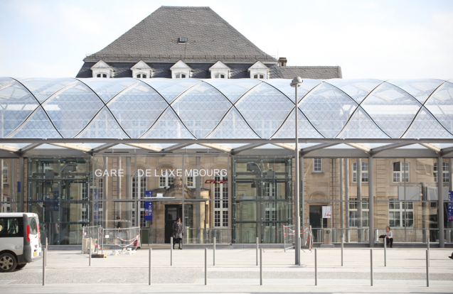 Le hall des voyageurs - Gare de Luxembourg