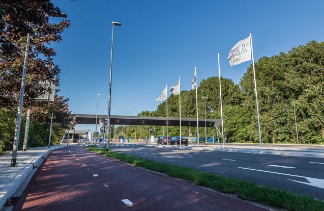 Portique d'entrée Biotech Campus Delft