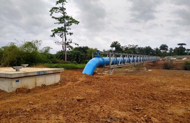 Pont pour le pipeline de transport Monrovia